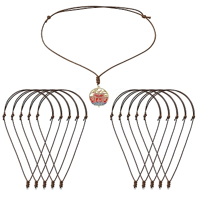 Korea Waxed Polyester Cord Adjustable Necklace Making NJEW-YW00001-1