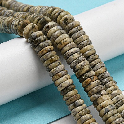 Natural Pyrite Beads Stands G-B051-D03-01-1