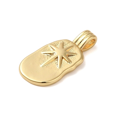 Rack Plating Brass Pendants KK-S372-06G-1