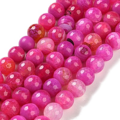Natural Agate Beads Strands G-M437-C01-01C-1