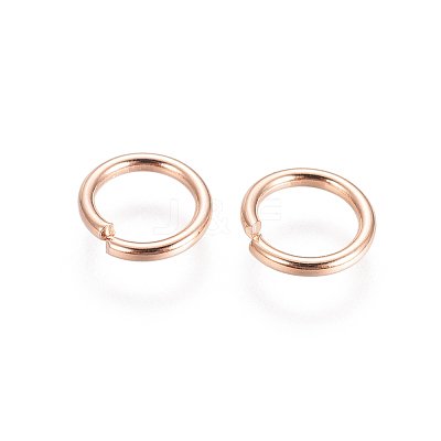 304 Stainless Steel Open Jump Rings STAS-E484-72J-RG-1