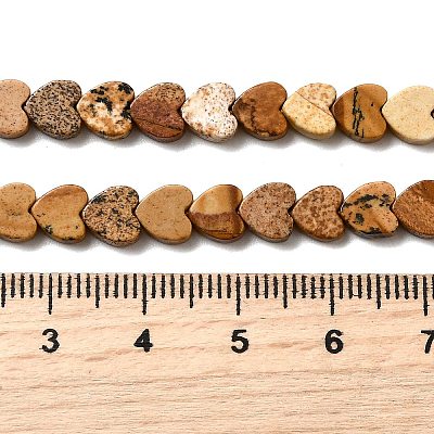 Natural Picture Jasper Beads Strands G-A272-A01-20-1