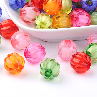 Transparent Acrylic Beads TACR-S098-M-1