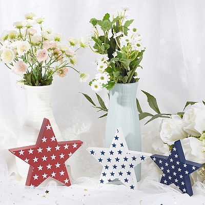 Natural Wood Display Decorations DJEW-WH0011-31-1