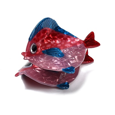 Ocean Theme Acrylic Claw Hair Clips PHAR-P012-B04-1