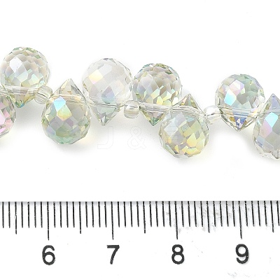 Electroplate Glass Beads Strands EGLA-D030-17N-1