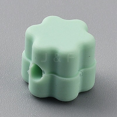 Flower Silicone Focal Beads SIL-TAC0008-10M-1