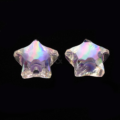 Transparent Acrylic Beads TACR-S152-02D-SS2114-1