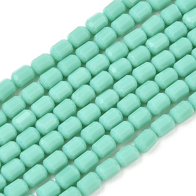 Opaque Glass Beads Strands GLAA-G112-04C-1