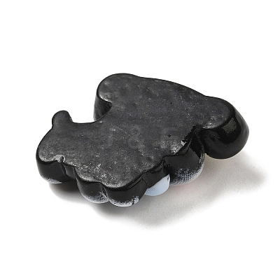 Opaque Resin Puppy Cabochons CRES-A056-01A-1