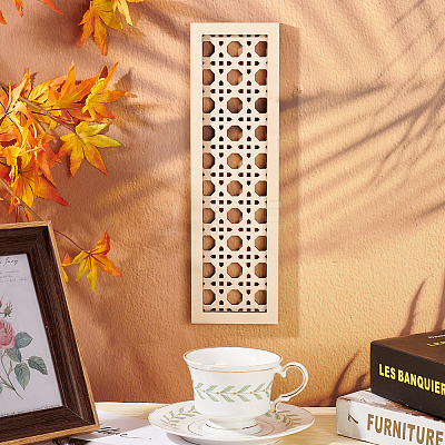 Hollow Wooden 3D Letter Wall Stickers HJEW-WH0043-57I-1