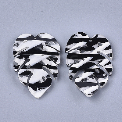 Cellulose Acetate(Resin) Big Pendants KY-S158-14B-1