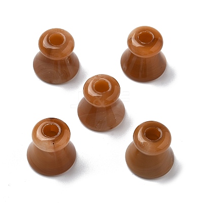 Two Tone Acrylic Beads OACR-S042-04G-1