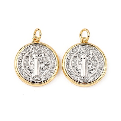 Brass Pendants KK-K408-03A-G-1
