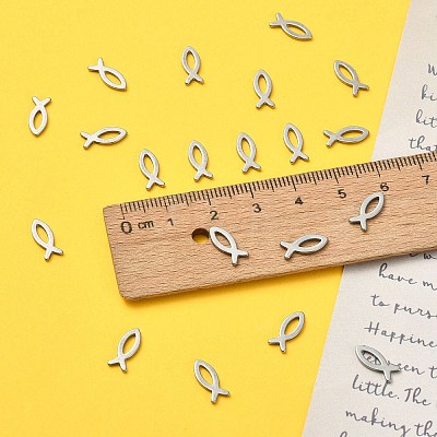 304 Stainless Steel Charms STAS-CJC0008-10P-02-1