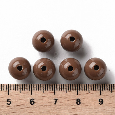 Opaque Acrylic Beads X-MACR-S370-C10mm-A17-1