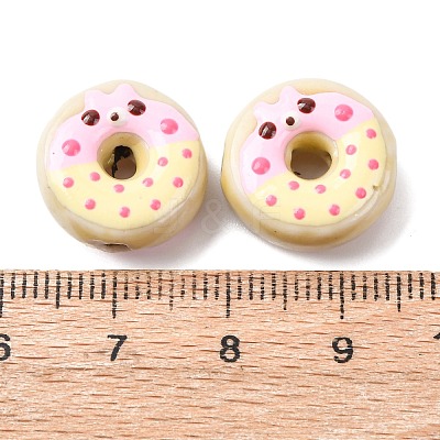 Handmade Porcelain Enamel Beads PORC-K003-09N-1