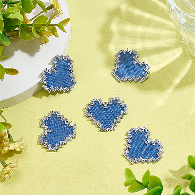 10Pcs Hotfix Glass Rhinestone DIY-WR0004-87B-1