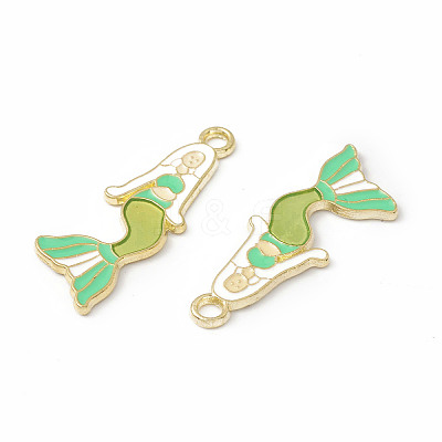 Alloy Enamel Pendants ENAM-G212-03G-03-1