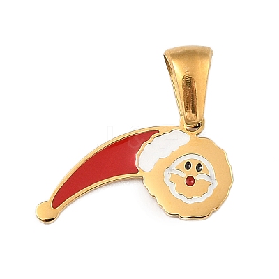 Christmas Theme 304 Stainless Steel Pendants STAS-R007-01P-G-1