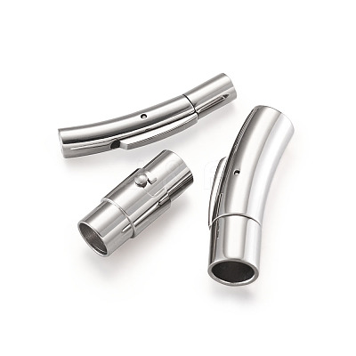 304 Stainless Steel Bayonet Clasps & Magnetic Screw Clasps STAS-YS0001-04P-1