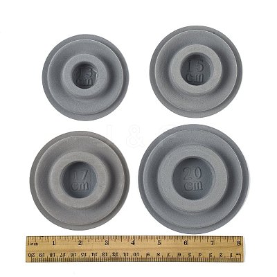 4Pcs 4 Styles PE and Flocking Bead Design Boards ODIS-FS0001-01E-1
