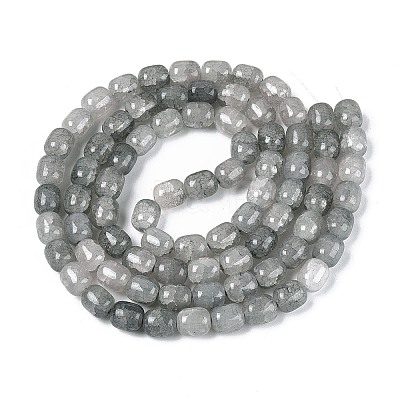 Baking Paint Crackle Glass Beads Strands DGLA-N019-01B-03-1