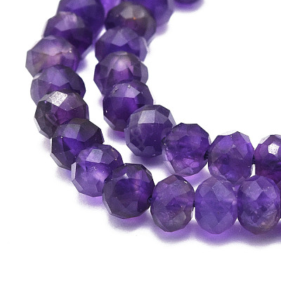 Natural Amethyst Beads Strands G-E569-I04-1