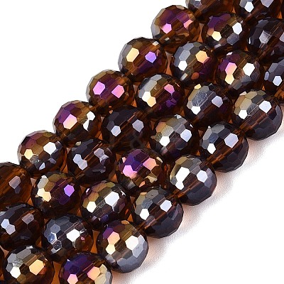 Transparent Glass Beads Strands GLAA-Q107-02A-18-1