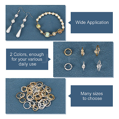 60Pcs 6 Style Alloy Bead Frame FIND-PH0007-52-1