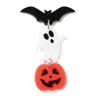 Halloween Theme Acrylic Pendants LS-MACR-C022-01B-1