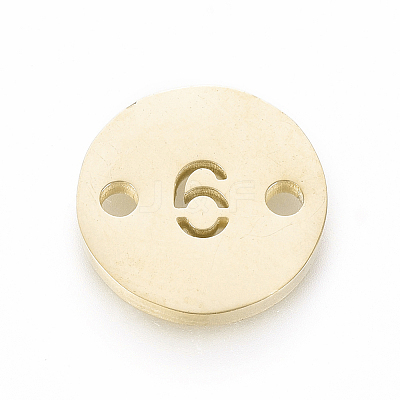 Numbers 304 Stainless Steel Links LS-STAS-G216-06G-1
