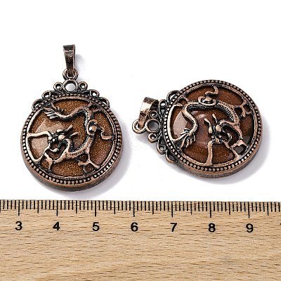 Synthetic Goldstone Pendants G-A241-02R-18-1