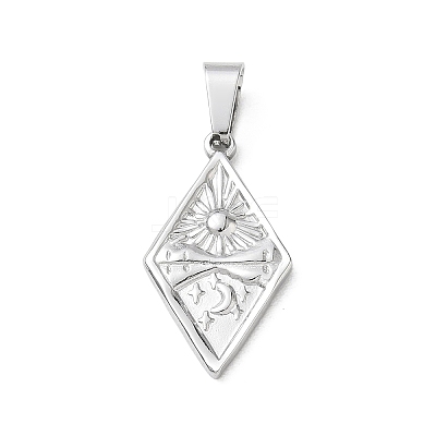 304 Stainless Steel Pendants SA-CBA34D4-07P-1