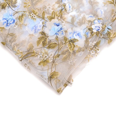 Polyester Organza Fabric DIY-WH0259-91A-1