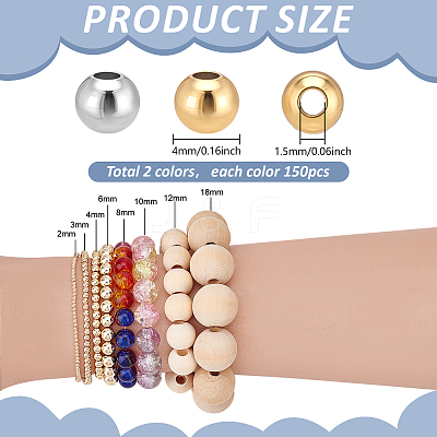 Brass Round Spacer Beads KK-PH0013-75A-1