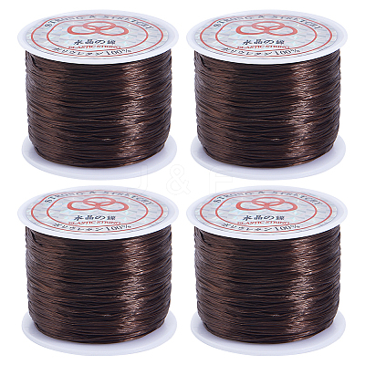 4 Rolls Flat Elastic Crystal String EW-SC0001-05B-1