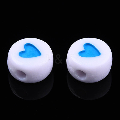 Opaque Acrylic Beads MACR-N008-57H-1