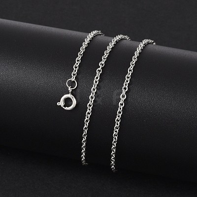 316 Surgical Stainless Steel Cable Chain Necklaces X-NJEW-JN01047-03-1