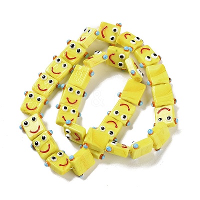 Handmade Lampwork Beads Strands LAMP-Q036-07C-1
