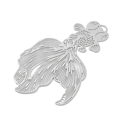 Long-Lasting Plated Brass Filigree Pendants KK-K336-40P-1