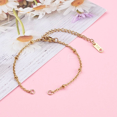 304 Stainless Steel Cable Chains Bracelets Making X-AJEW-JB00901-1