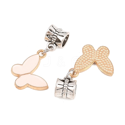 Alloy Enamel European Dangle Charms PALLOY-YW002-03-1