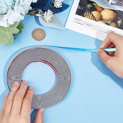 Matte Style PVC Self-Adhesive Floor Seam Stickers DIY-WH0033-51A-03-1