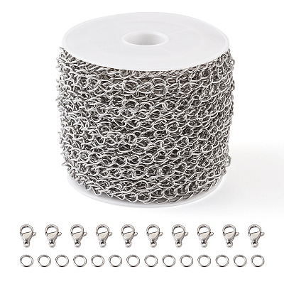 DIY Chain Bracelet Necklace Making Kit DIY-YS0001-45-1