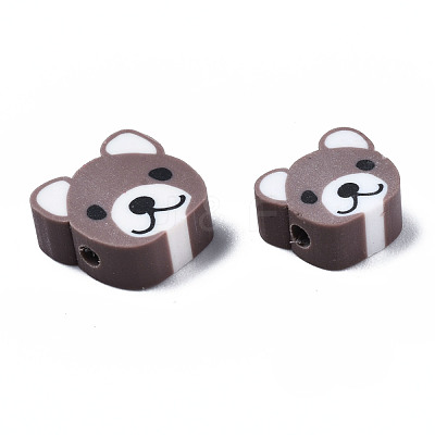 Handmade Polymer Clay Beads CLAY-S096-004J-1