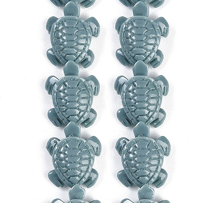 Synthetic Coral Carved Beads Strands CORA-L020-E-16-1