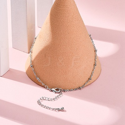 Brass Satellite Chains Bracelets for Women BJEW-G735-19P-1
