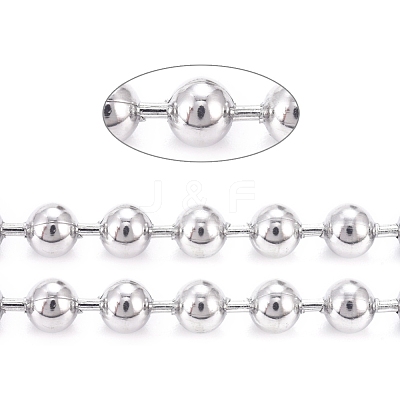 304 Stainless Steel Ball Chains CHS-F009-01E-P-1