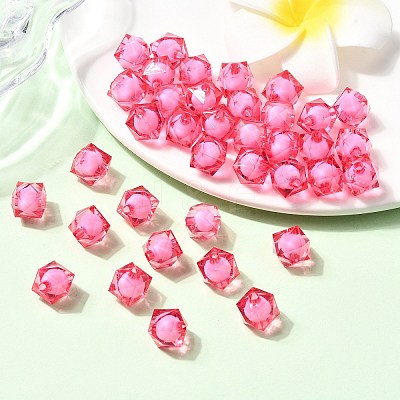 Transparent Acrylic Beads TACR-S112-10mm-18-1